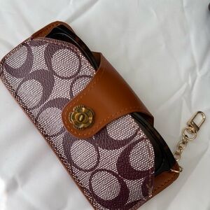 Brown sunglasses Holder